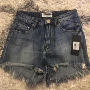Brand new One Teaspoon high waisted Bonita shorts